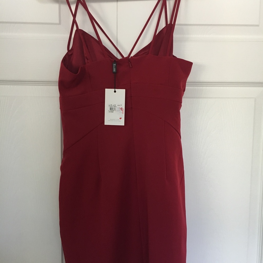Bardot Red Dress Strappy - Picture 2 of 2